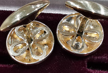 Load image into Gallery viewer, 9ct Gold Diamond Button Cufflinks

