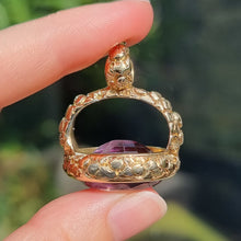 Load image into Gallery viewer, Victorian 15ct Gold Amethyst Fob Seal

