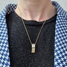 Load image into Gallery viewer, Georg Jensen 18ct Gold &quot;Fusion&quot; Pendant with Chain modelled
