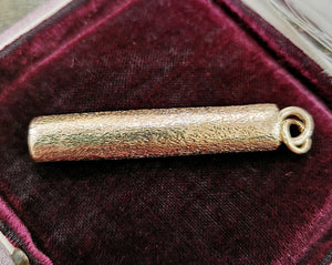 Vintage Solid 9ct Gold Ingot Pendant, 31.3 grams