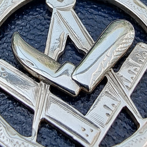 Victorian Sterling Silver Masonic Pendant
