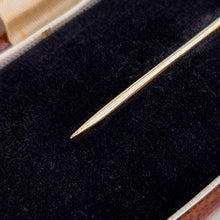 Load image into Gallery viewer, Victorian 15ct &amp; 9ct Gold Bird Talon Tie/Stick Pin in box
