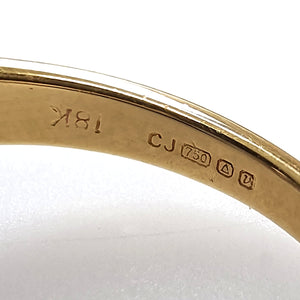 Vintage 18ct Gold Diamond Cluster Ring, 0.76ct hallmark