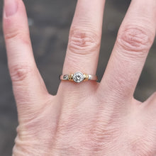 Load image into Gallery viewer, Platinum Diamond Solitaire Ring, 0.35ct modelled

