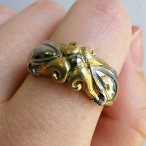Vintage Garrard & Co. 18ct Gold "Fleur-De-Lys" Ring