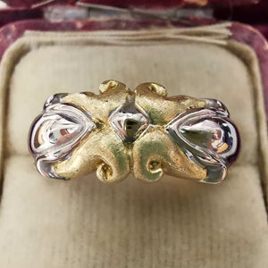 Vintage Garrard & Co. 18ct Gold "Fleur-De-Lys" Ring