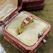 Load image into Gallery viewer, Edwardian 18ct Gold Ruby &amp; Diamond Ring

