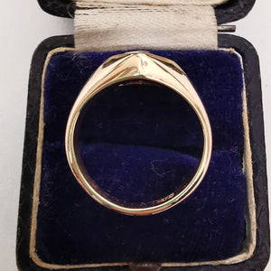Vintage 18ct Gold Single Stone Old-Cut Diamond Ring