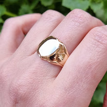 Load image into Gallery viewer, Victorian 15ct Rose Gold Signet Ring, Chester 1899 modelled
