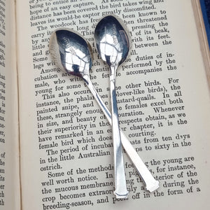 Liberty & Co. Vintage Pair of Sterling Silver Teaspoons, Birmingham 1939 reverse
