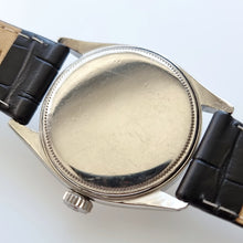 Load image into Gallery viewer, Rolex Oyster Vintage Stainless Steel Manual Wind, Circa 1954 back of case
