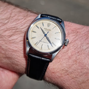 Rolex Oyster Vintage Stainless Steel Manual Wind, Circa 1954 modelled