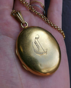 Victorian 18ct Gold Turquoise & Pearl Locket