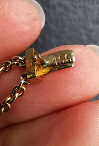 Antique 15ct Gold Almandine Garnet Bracelet