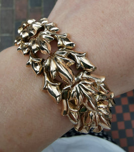 Vintage 18ct Gold Fleur-de-Lis Bracelet